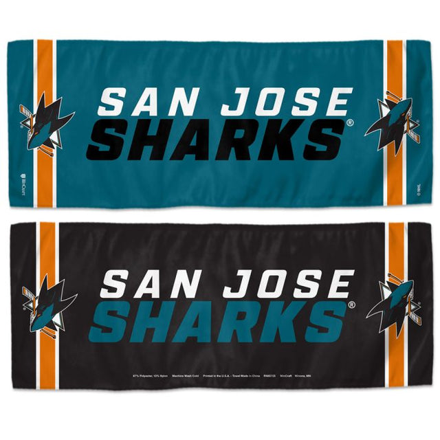 San Jose Sharks Cooling Towel 12" x 30"