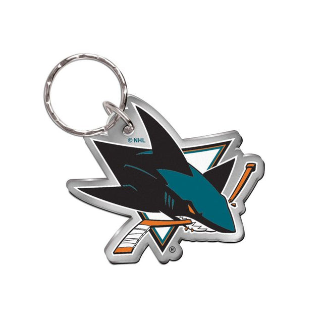 San Jose Sharks FREEFORM Keychain Freeform