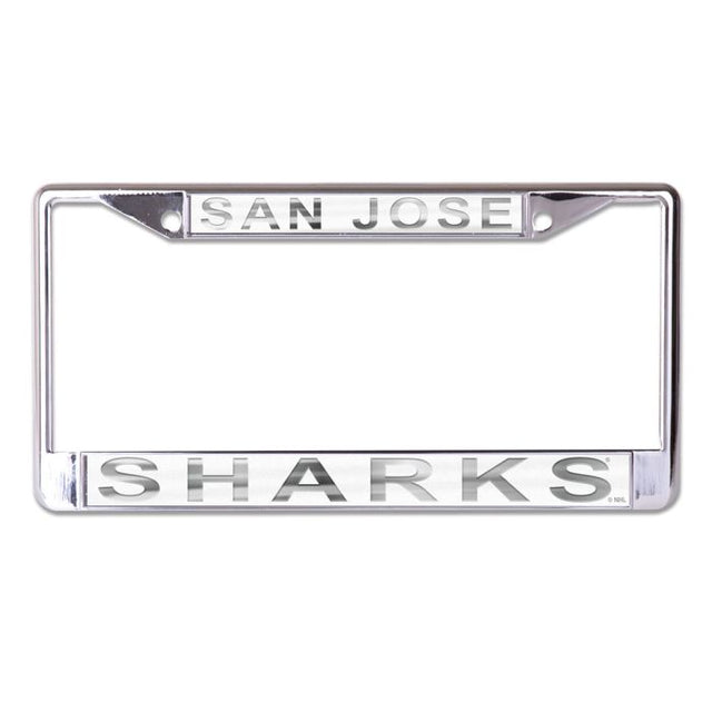 San Jose Sharks FROST Lic Plt Frame S/L Printed