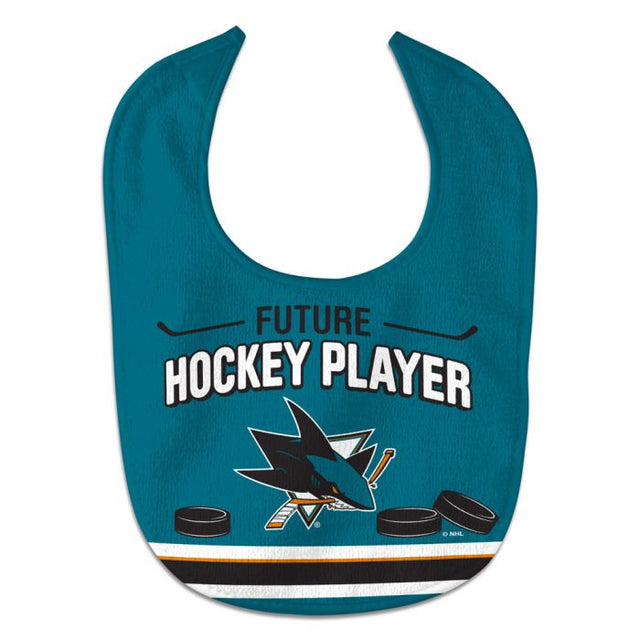 Babero para bebé All Pro Future Hockey Player de los San Jose Sharks