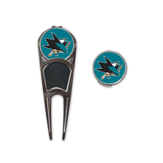 Combo de marca/herramienta/clip en forma de H de los San Jose Sharks*