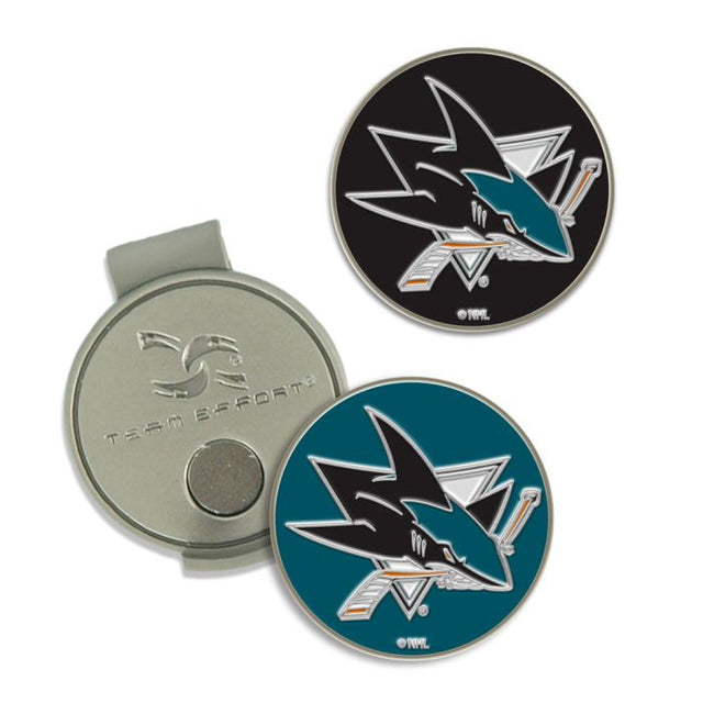 Clip para gorra y marcadores de los San Jose Sharks