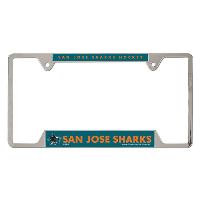 San Jose Sharks Metal License Plate Frame