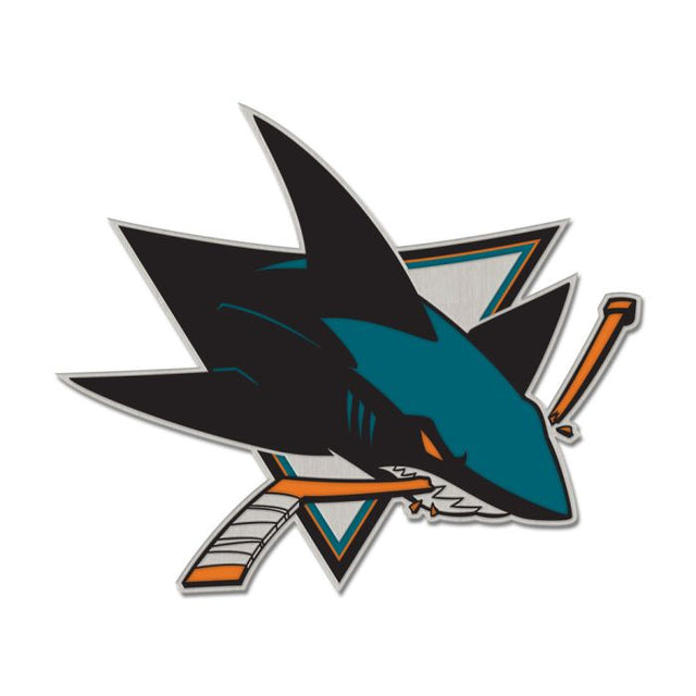 San Jose Sharks PRIMARY Collector Enamel Pin Jewelry Card