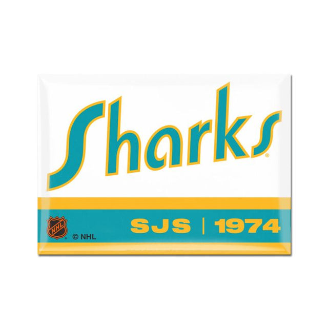 San Jose Sharks Special Edition Metal Magnet 2.5" x 3.5"