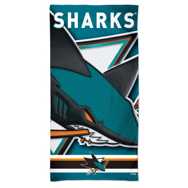 San Jose Sharks Spectra Beach Towel 30" x 60"