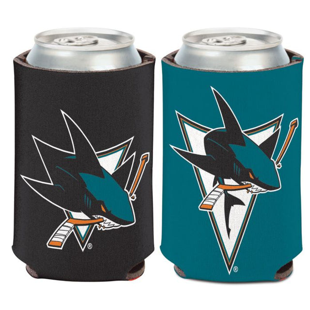 San Jose Sharks TWO COLOR Can Cooler 12 oz.