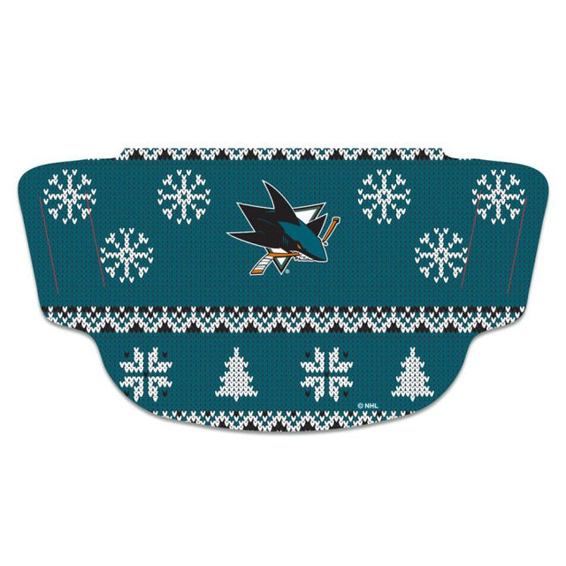 San Jose Sharks / Suéter feo Suéter feo Máscara de fanático Cubre cara