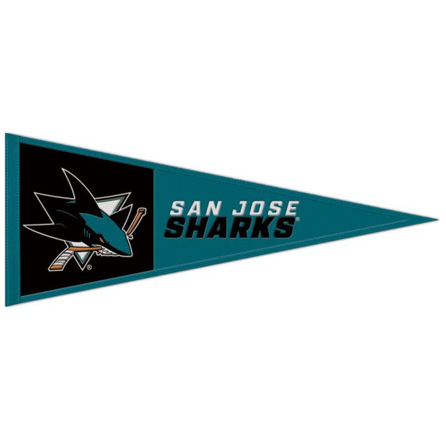 San Jose Sharks Wool Pennant 13" x 32"