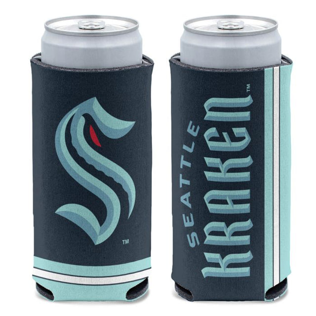 Enfriador de latas delgado Seattle Kraken de 12 oz