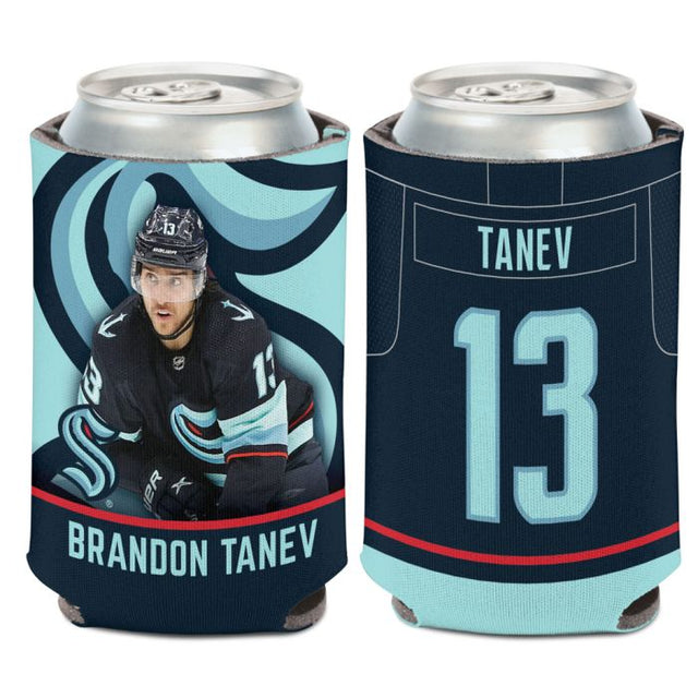 Enfriador de latas Seattle Kraken de 12 onzas Brandon Tanev