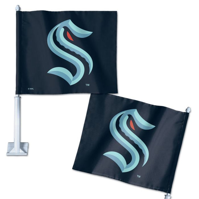 Seattle Kraken Car Flag 11.75" x 14"