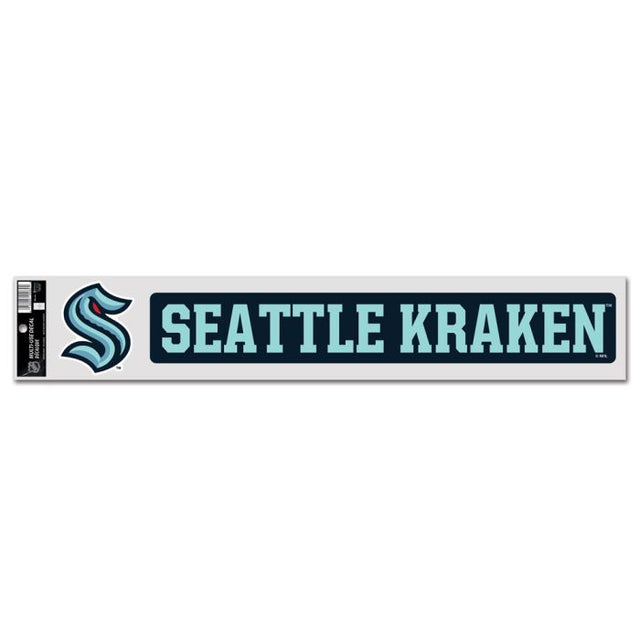 Calcomanías para fanáticos del Seattle Kraken de 3" x 17"