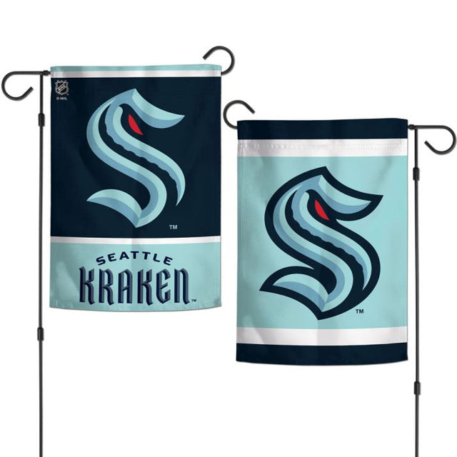 Seattle Kraken Garden Flags 2 sided 12.5" x 18"