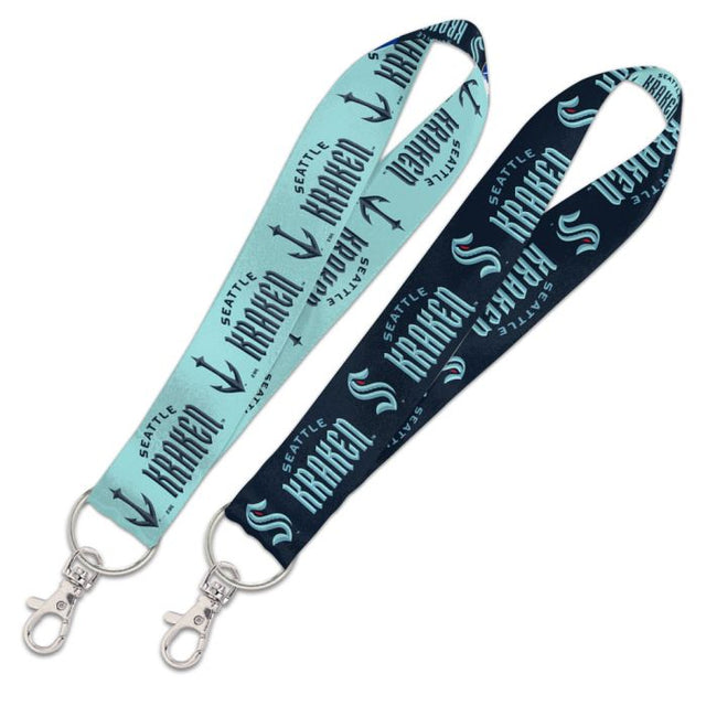 Seattle Kraken Lanyard Key Strap 1"