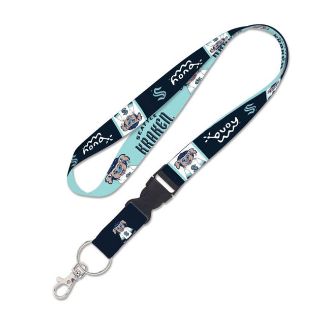 Seattle Kraken Lanyard w/detachable buckle 1"