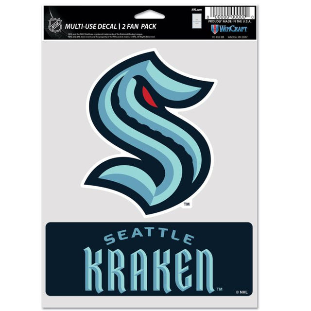 Paquete multiusos para dos fanáticos del Seattle Kraken