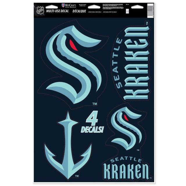 Seattle Kraken Multi-Use Decal 11" x 17"