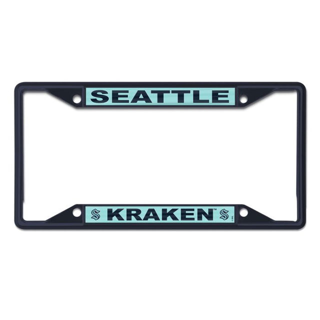 Seattle Kraken Navy Lic Plt Frame S/S