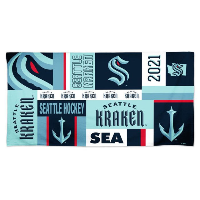 Seattle Kraken Spectra Beach Towel 30" x 60"