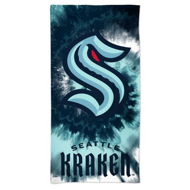 Toalla de playa Seattle Kraken TDYE Spectra de 30" x 60"