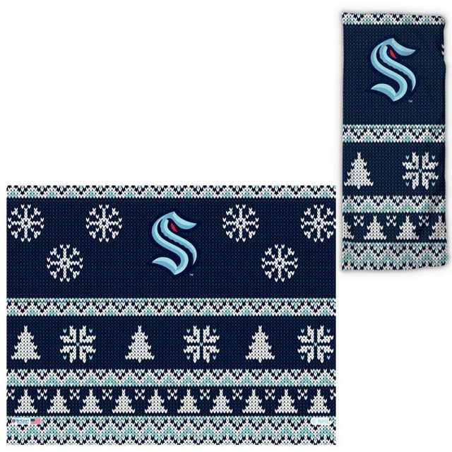 Seattle Kraken / Ugly Sweater Ugly Sweater Fan Wraps