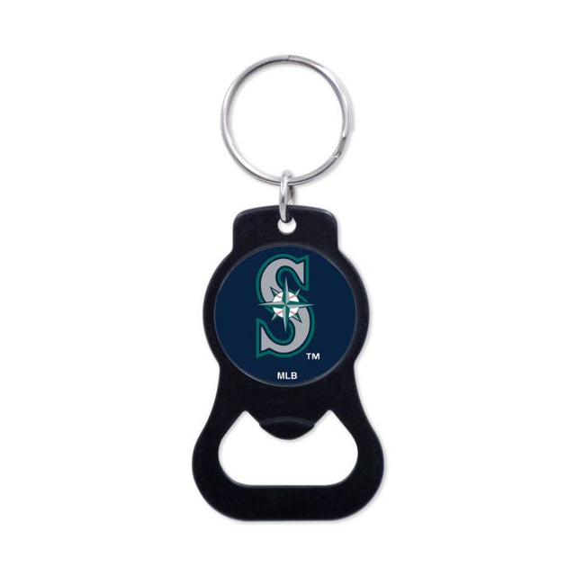 Seattle Mariners Black Bottle Opener Key Ring