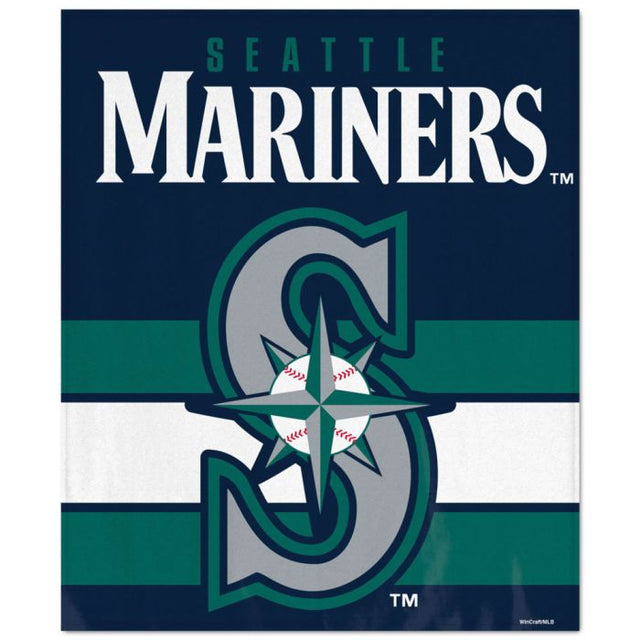 Manta de los Seattle Mariners: ultra suave, 50" x 60"