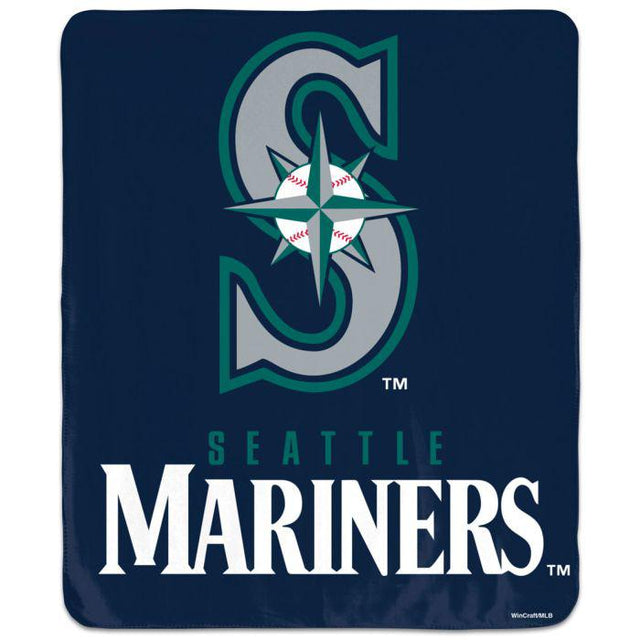 Manta de los Seattle Mariners: imagen ganadora, 50 x 60 pulgadas