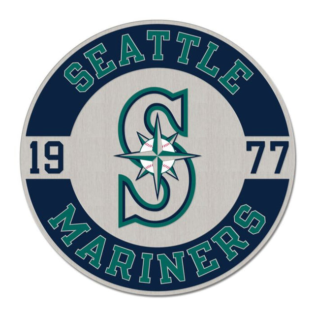 Seattle Mariners CIRCLE ESTABLISHED Collector Enamel Pin Jewelry Card