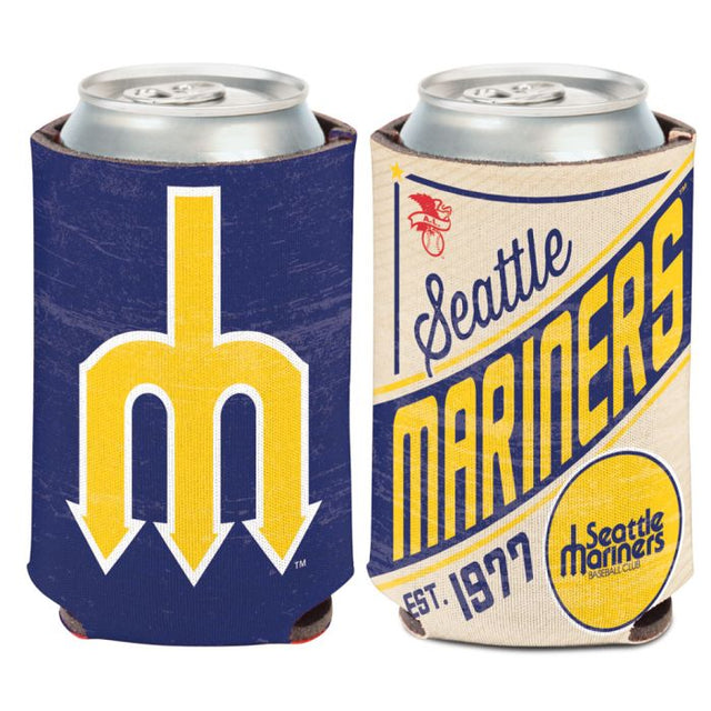 Enfriador de latas Seattle Mariners / Cooperstown de 12 oz.