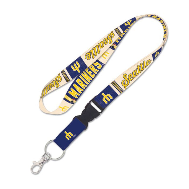 Seattle Mariners / Cooperstown Lanyard w/detachable buckle 1"