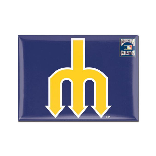 Seattle Mariners / Cooperstown Metal Magnet 2.5" x 3.5"