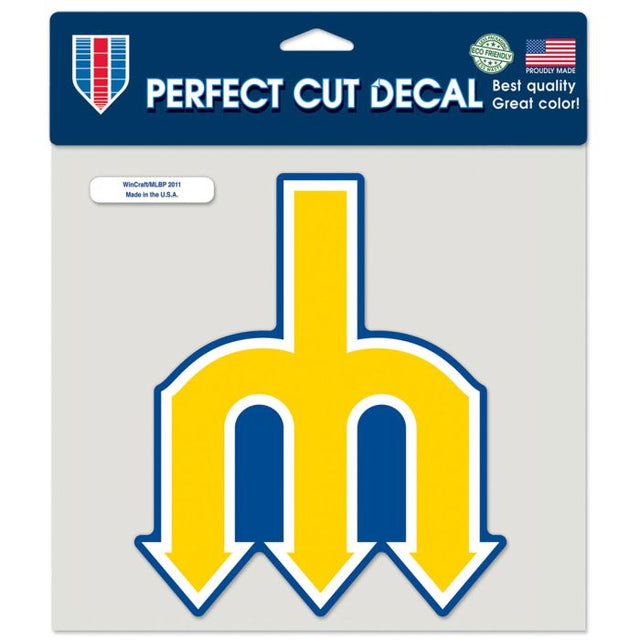 Seattle Mariners / Cooperstown Perfect Cut Color Decal 8" x 8"