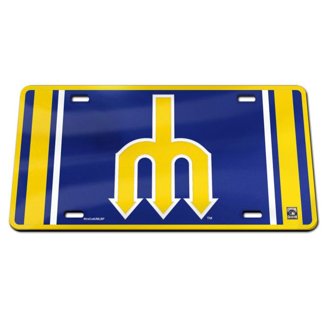 Seattle Mariners / Cooperstown Specialty Acrylic License Plate