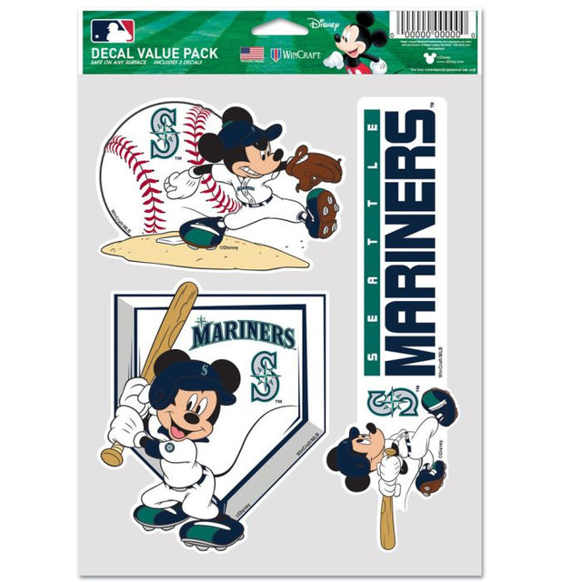 Seattle Mariners / Disney Multi Use 3 Fan Pack