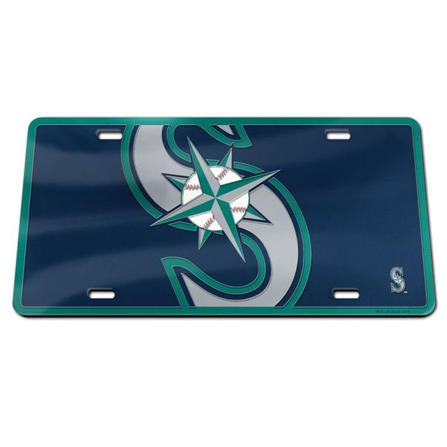 Seattle Mariners MEGA Specialty Acrylic License Plate