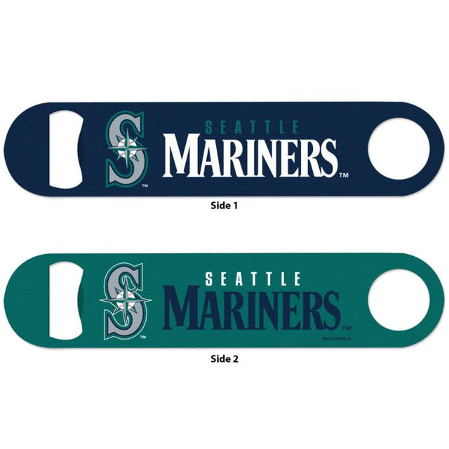 Abridor de botellas de metal de dos caras de los Seattle Mariners