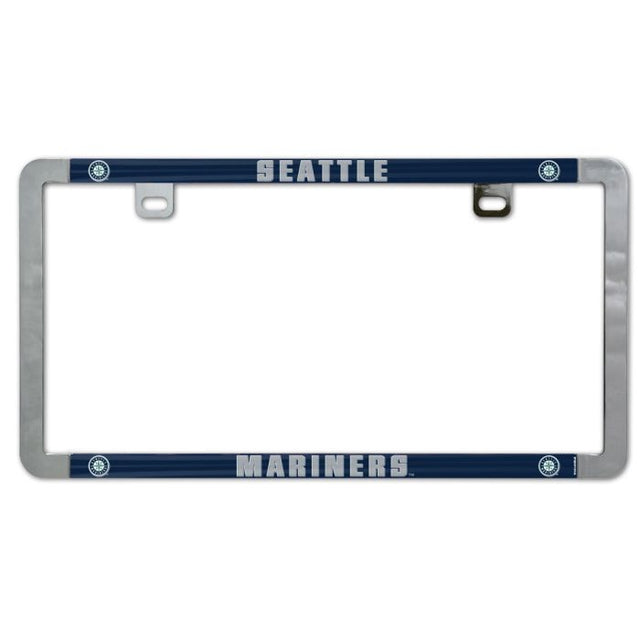 Seattle Mariners Metal Lic. Plate Frame Slim