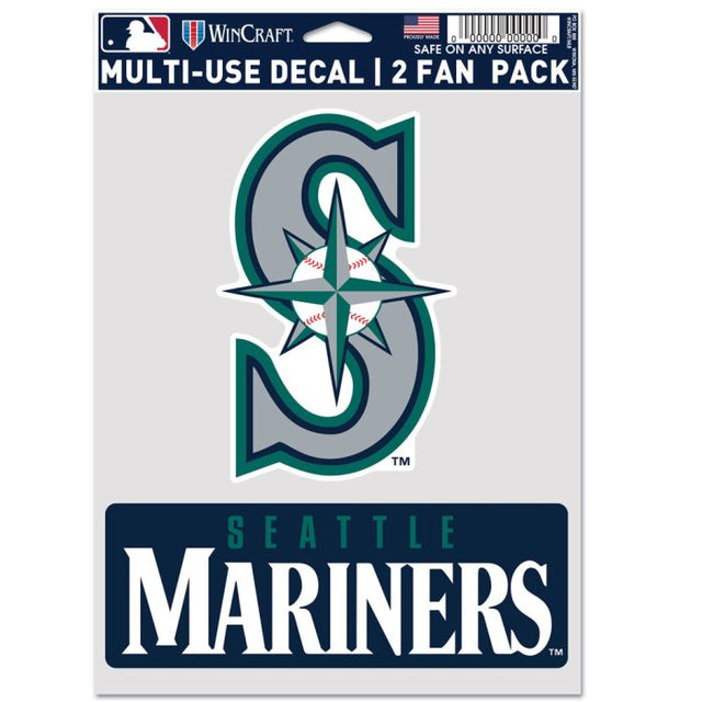 Seattle Mariners Multi Use 2 Fan Pack