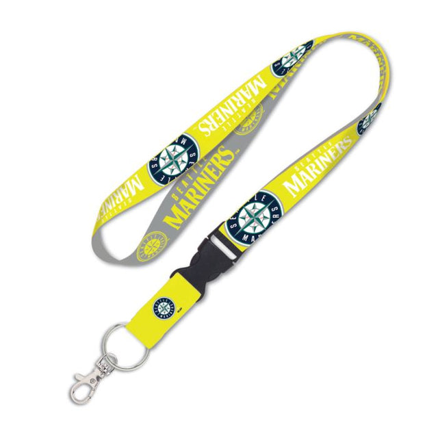 Seattle Mariners NEON Lanyard w/detachable buckle 1"