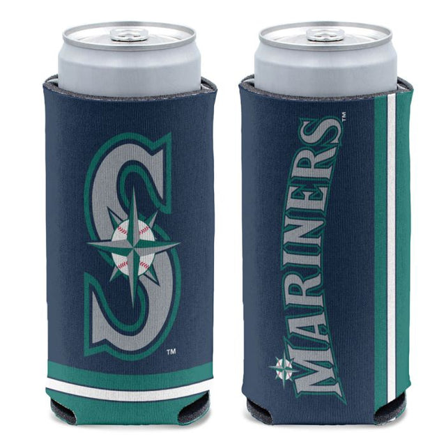 Refrigerador de latas delgado de 12 oz PRIMARY de Seattle Mariners