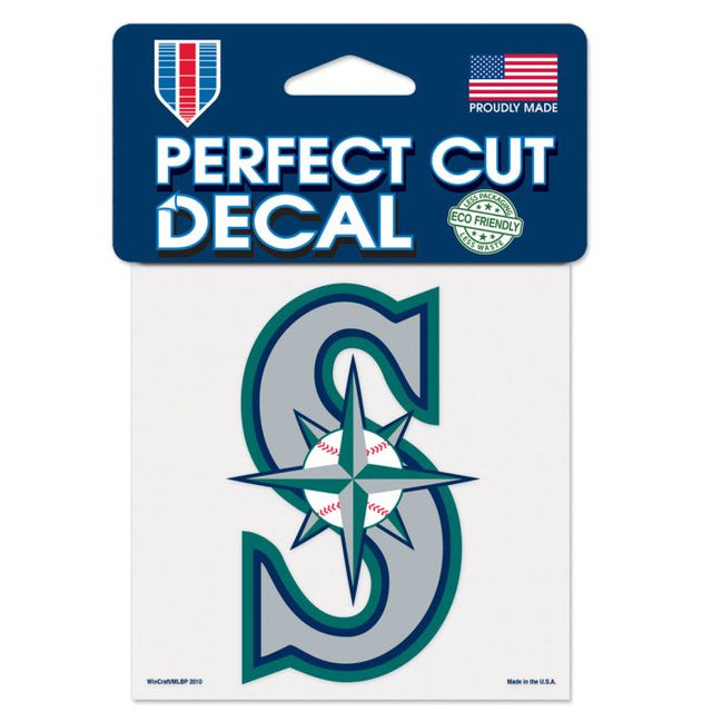 Seattle Mariners Perfect Cut Color Decal 4" x 4"