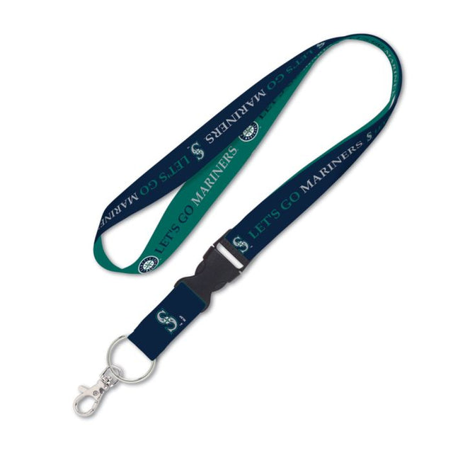 Seattle Mariners SLOGAN Lanyard w/detachable buckle 1"