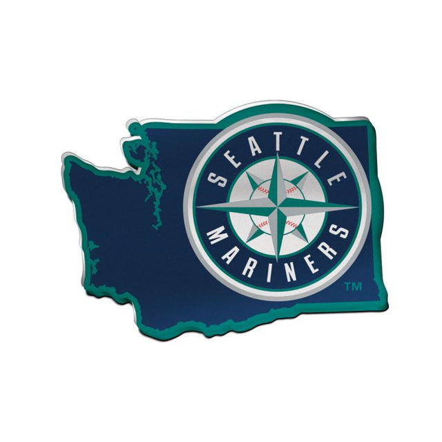 Emblema acrílico para automóvil de los Seattle Mariners STATE