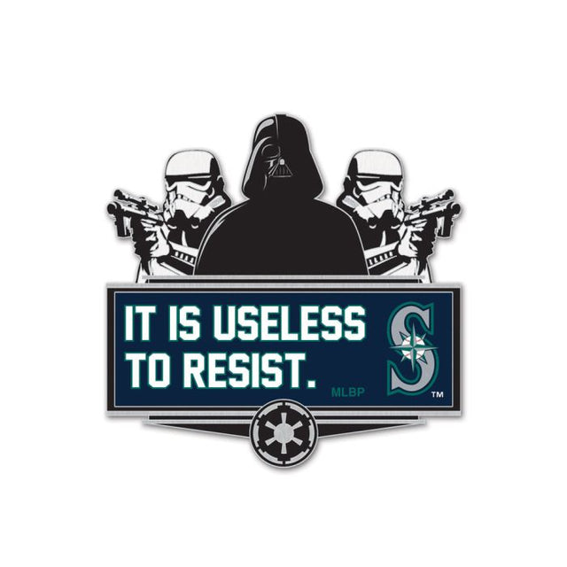 Tarjeta de joyería con pin de colección de DARTH VADER de los Seattle Mariners/Star Wars