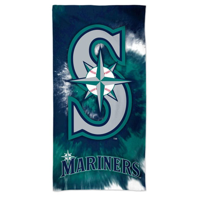 Seattle Mariners TDYE Spectra Beach Towel 30" x 60"