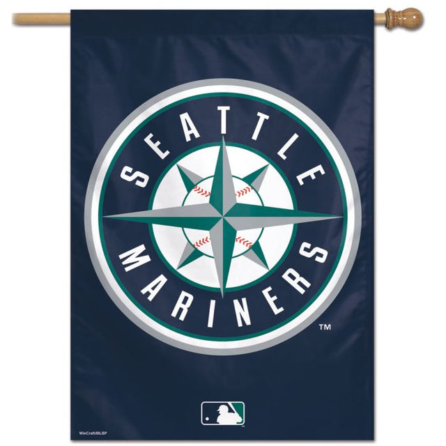 Seattle Mariners Vertical Flag 28" x 40"