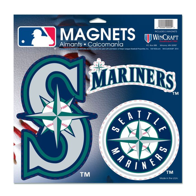 Seattle Mariners Vinyl Magnet 11" x 11"