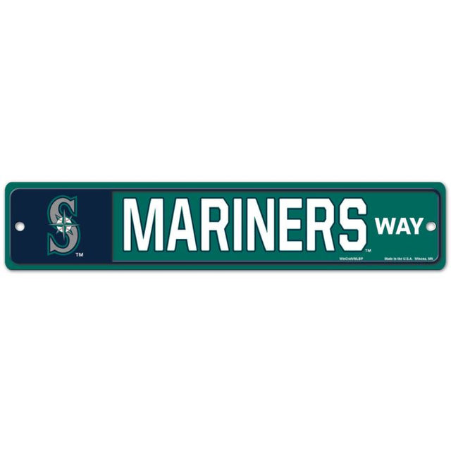 Seattle Mariners Way Street / Zone Sign 3.75" x 19"